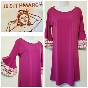 Anthro-Judith March Fushia Dress